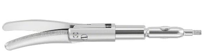 Робоча вставка Метценбаум ножиці вигнуті ліворуч 310 мм